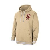 USC Trojans Men's Nike Cream SC Interlock Retro Fleece Pullover Hoodie